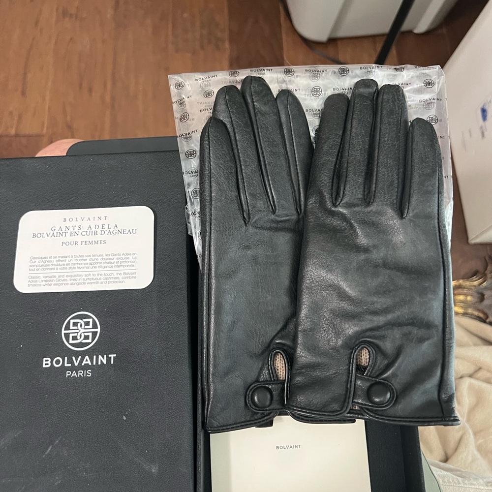 Black Leather Gloves for Men